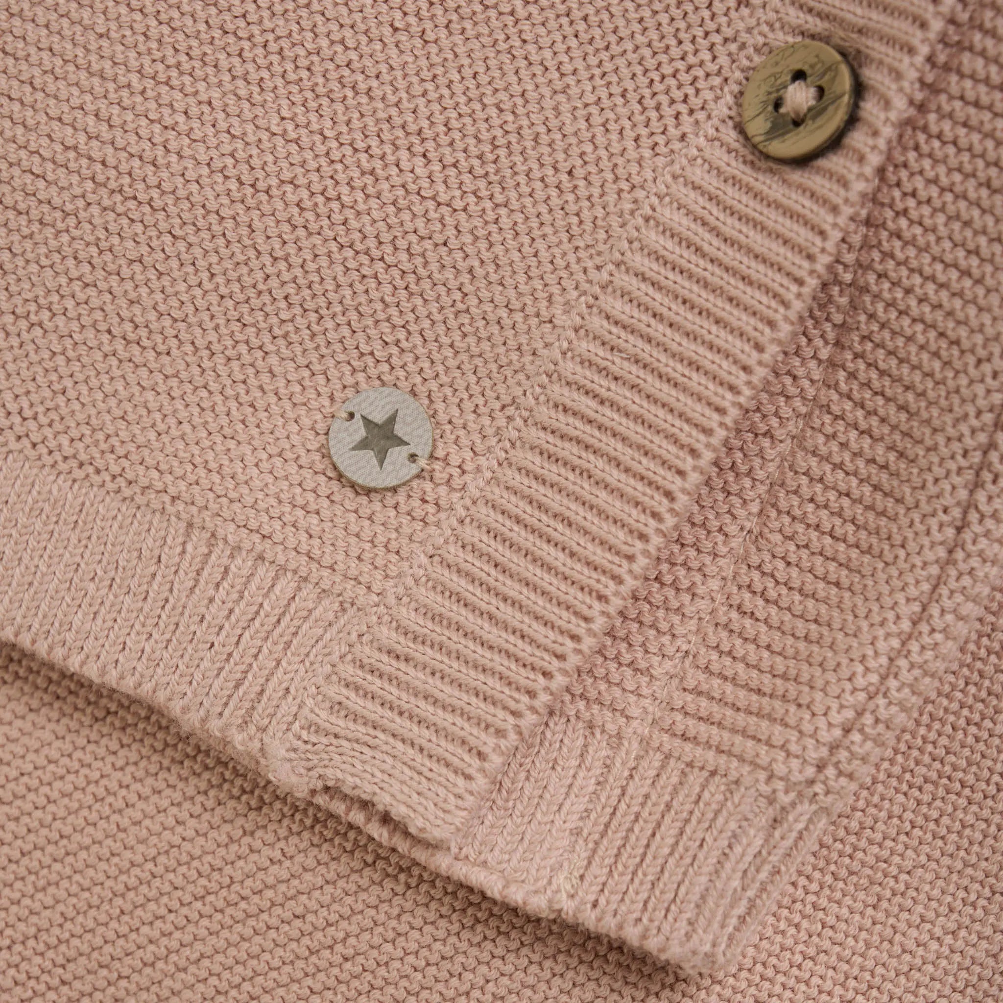 HUTTELIHUT - Cardigan "Cardigan Wrap Knit" | mahogany rose Huttelihut