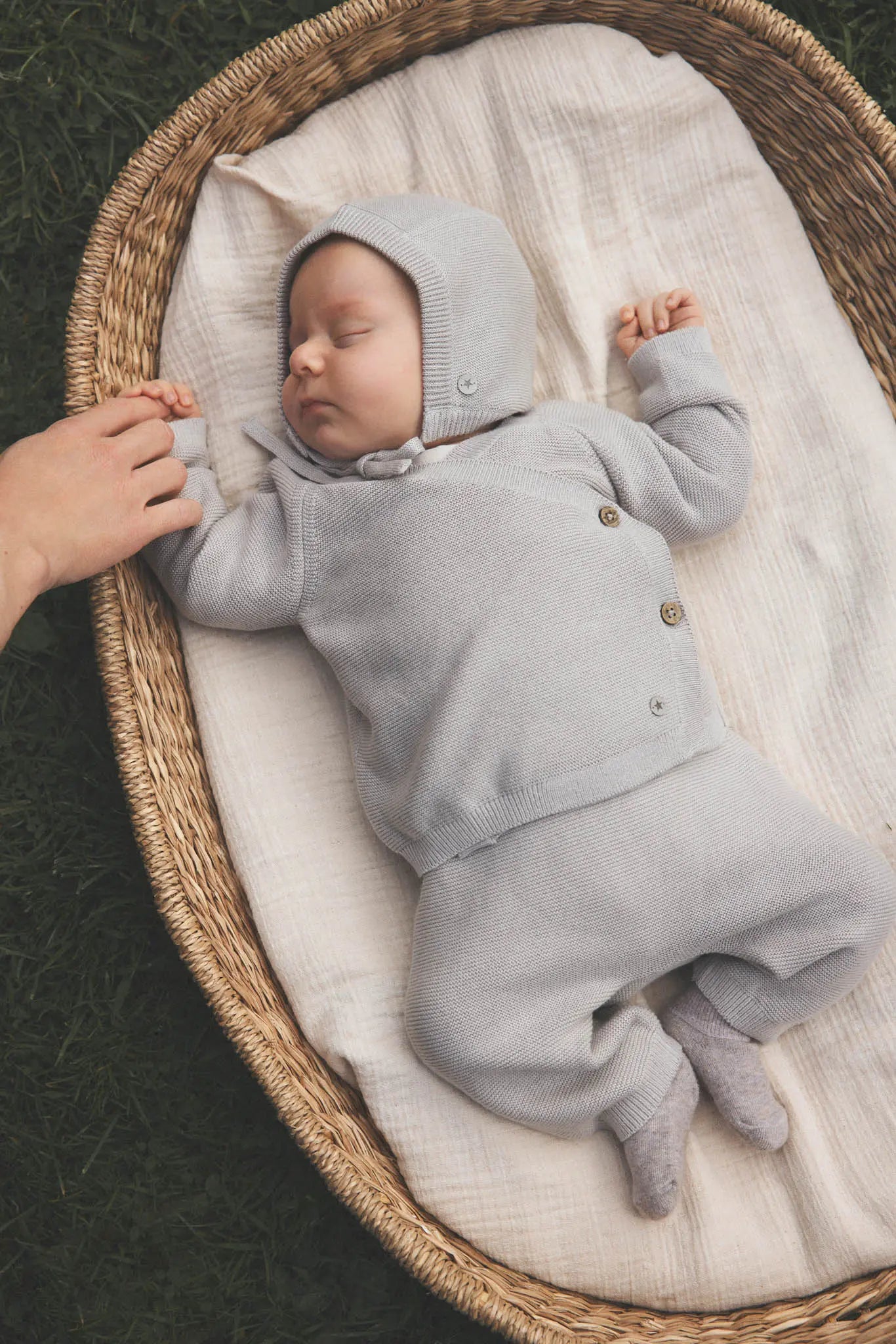HUTTELIHUT - Cardigan "Cardigan Wrap Knit" | mahogany rose Huttelihut