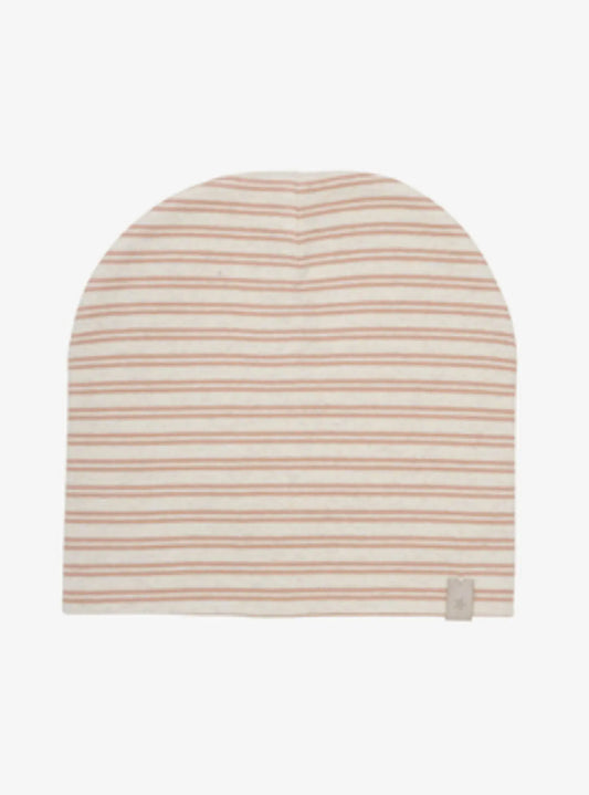 HUTTELIHUT - Kinder Mütze "Beanie Solid Rib" | mahogany rose Huttelihut