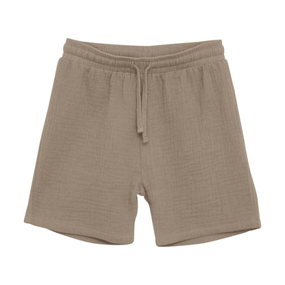 HUTTELIHUT - Kurze Hose "Shorts Muslin" | silver sage Huttelihut