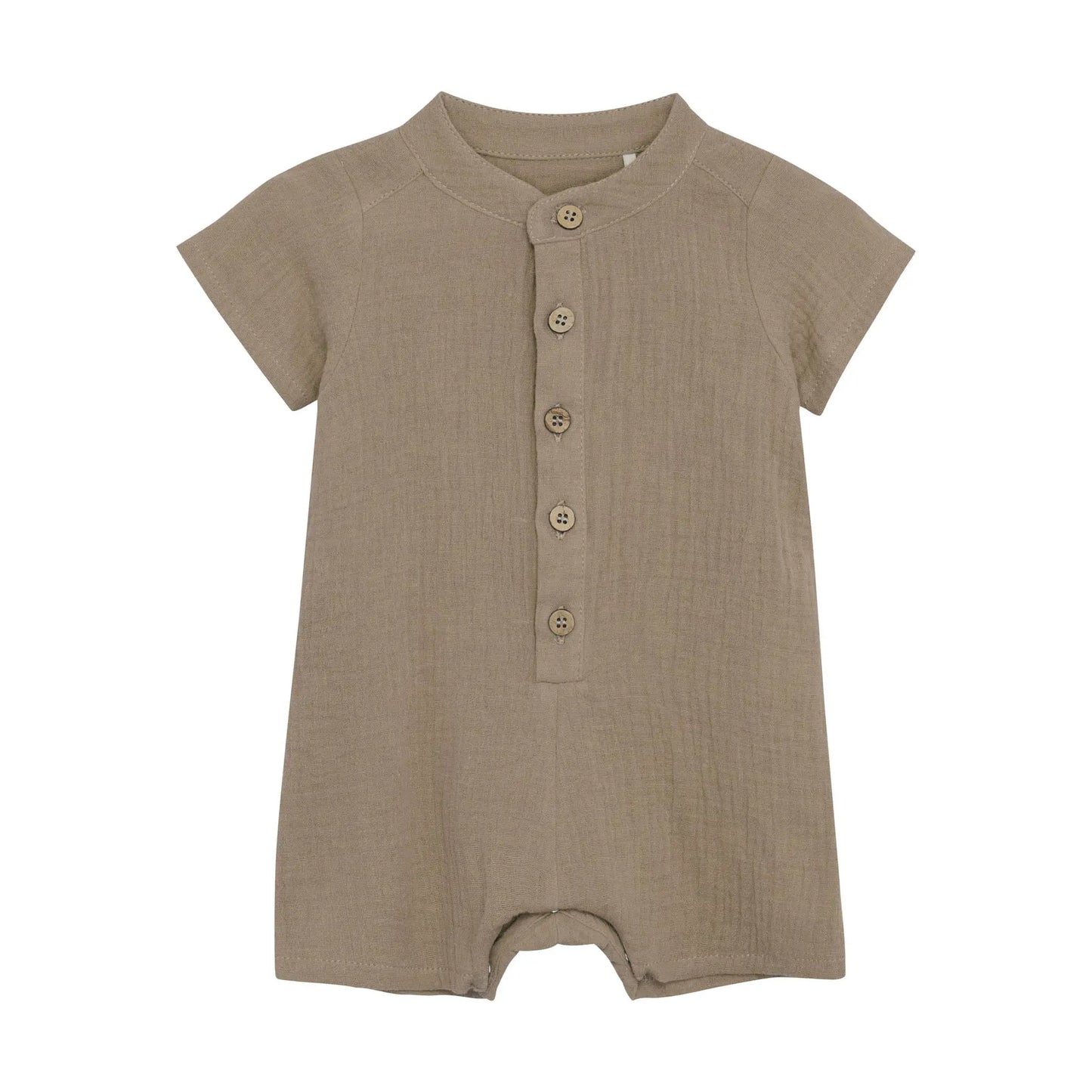 HUTTELIHUT - Playsuit "Playsuit SS Muslin" | silver sage Huttelihut