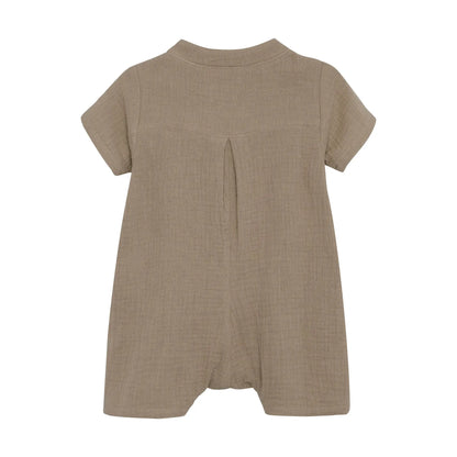 HUTTELIHUT - Playsuit "Playsuit SS Muslin" | silver sage Huttelihut