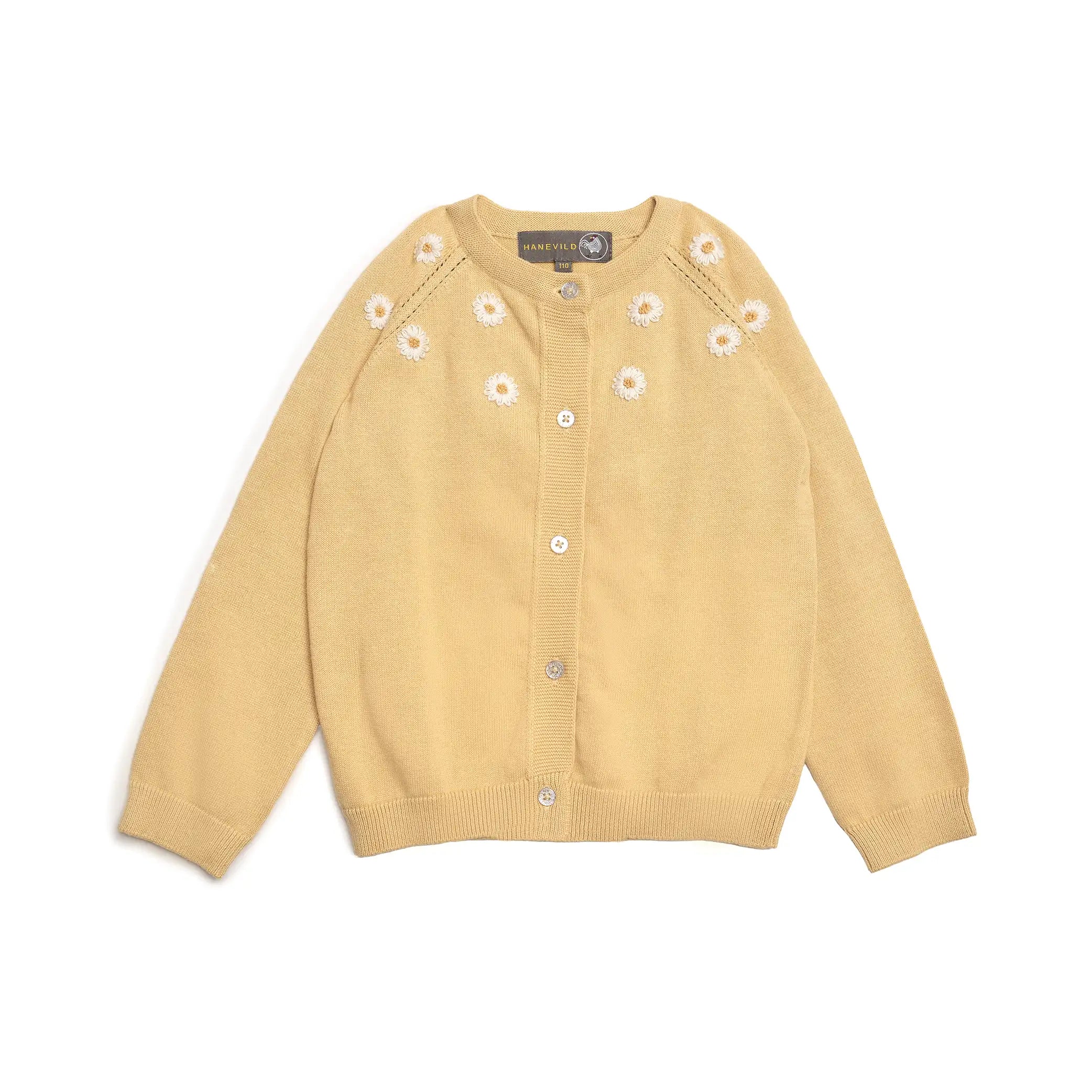 Hanevild - Blusen "Daisy cardigan" | italien straw