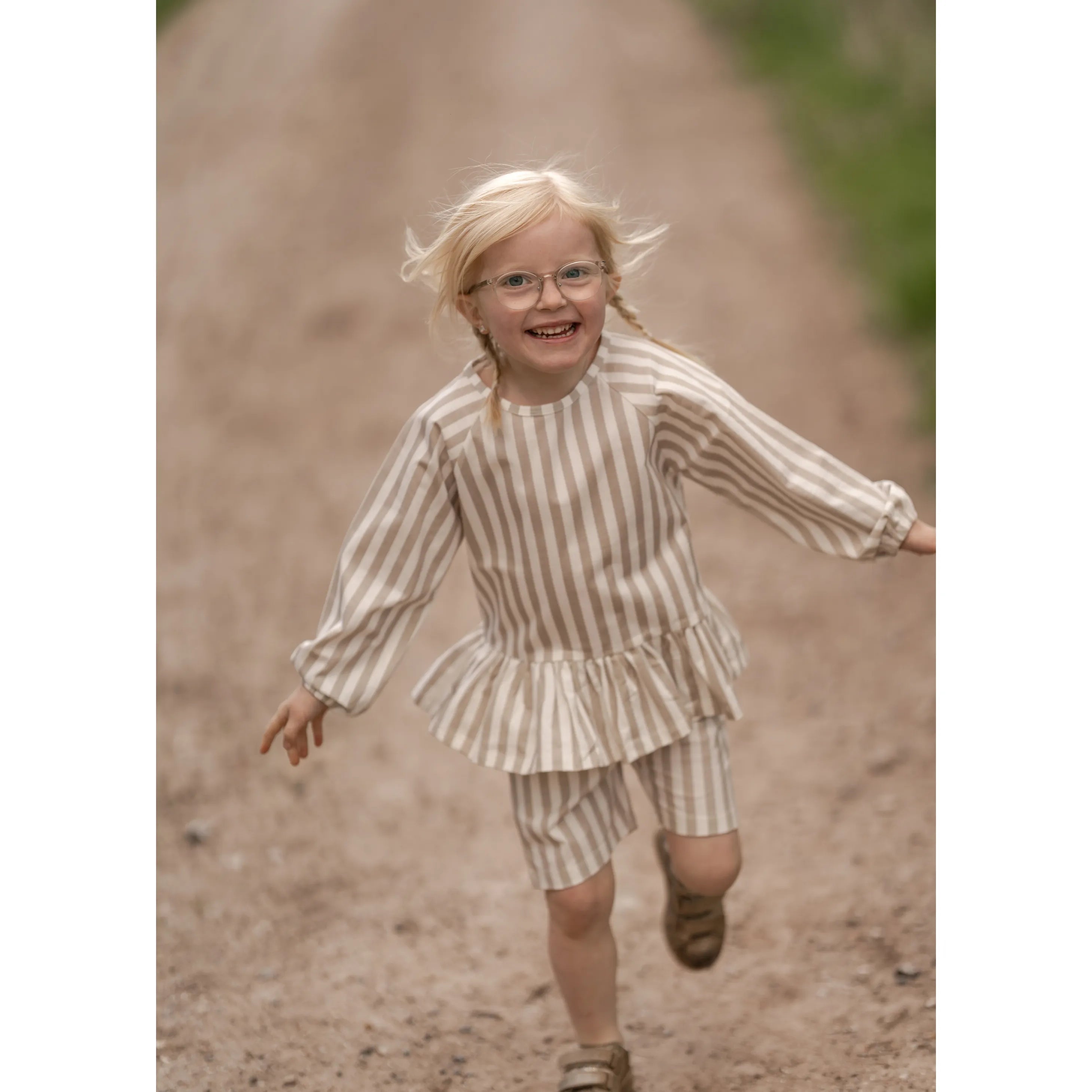 Hanevild - Hose "Striped shorts" | summer sand