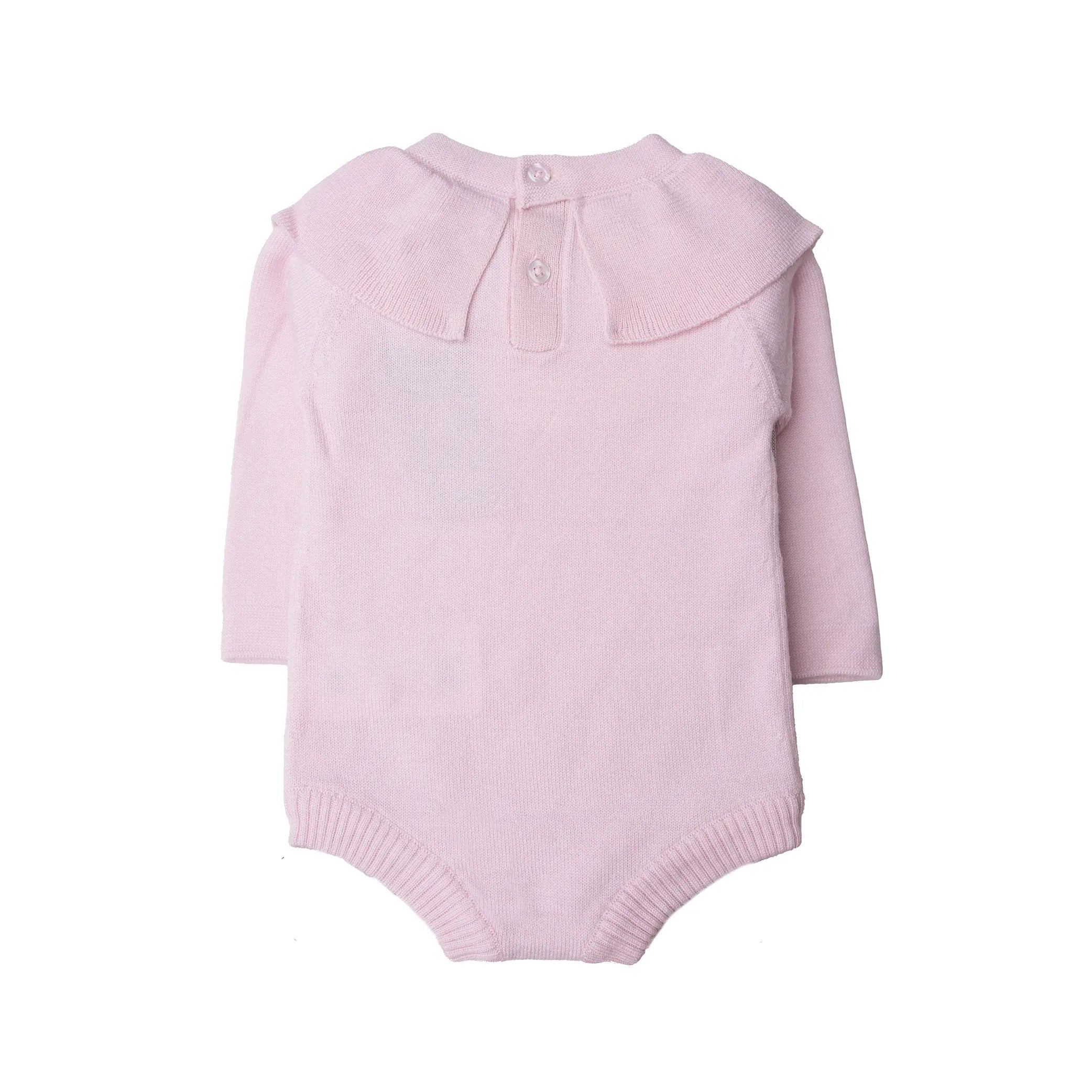 Hanevild - Romper "Laura romper, merino wool" | pink merino wool