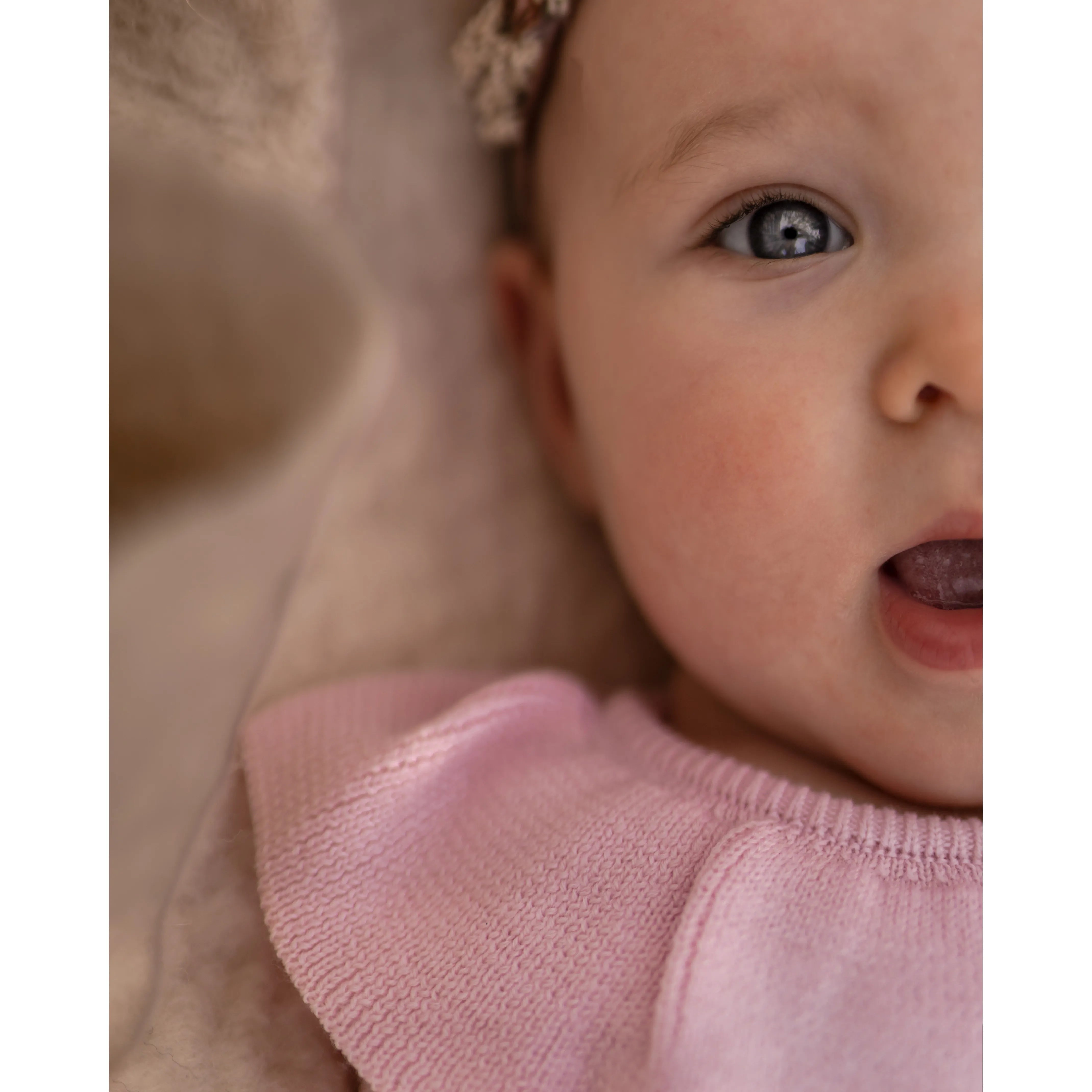 Hanevild - Romper "Laura romper, merino wool" | pink merino wool