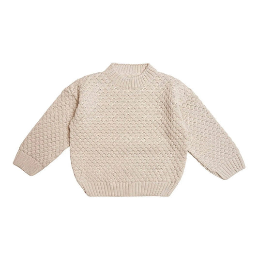 Huttelihut - Strickpullover “Longsleeve Bobbi“ | off-white Huttelihut