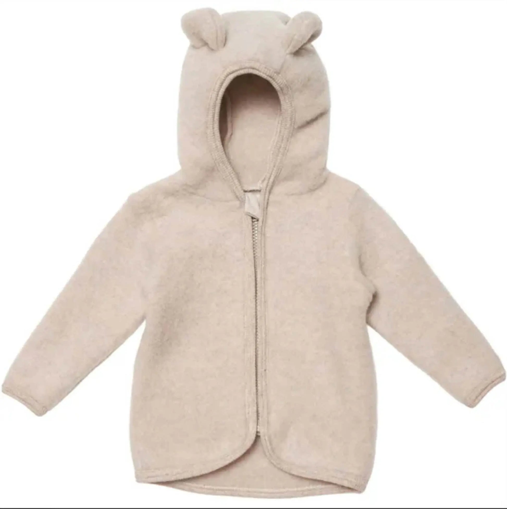 Huttelihut - Wollfleece Jacke "Jacket Ears Soft Wool JACKIE" | camel Huttelihut