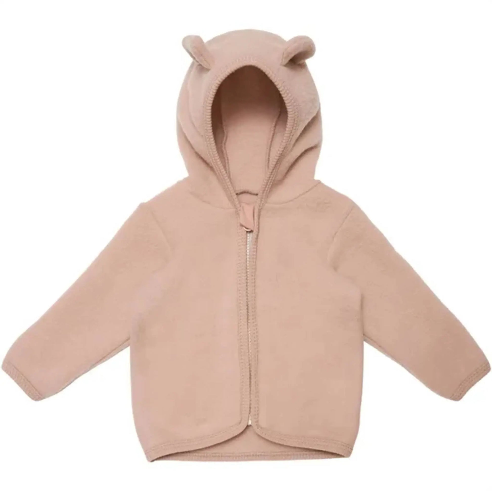 Huttelihut - Wollfleece Jacke "Jacket Ears Soft Wool JACKIE" | dusty rose Huttelihut