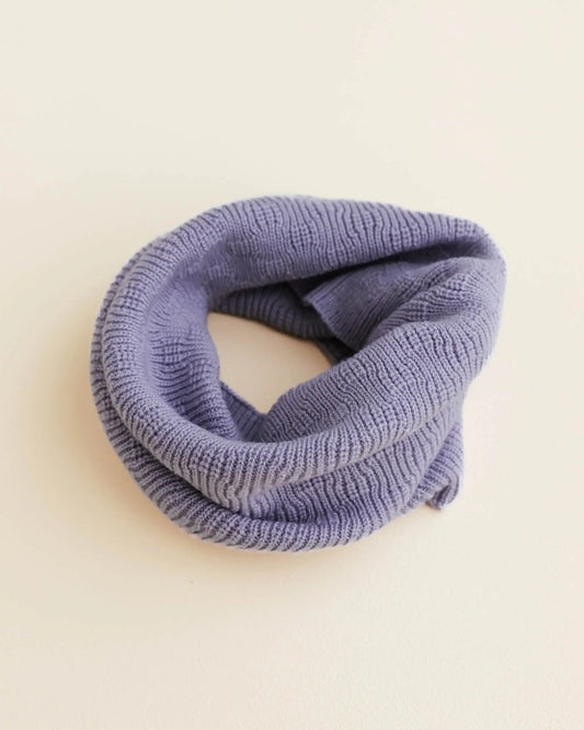 Hvid - Rundhalsschal "Tube Scarf Gigi" | lilac hvid