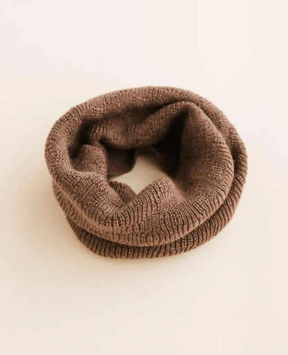 Hvid - Rundhalsschal "Tube Scarf Gigi" | mocha hvid