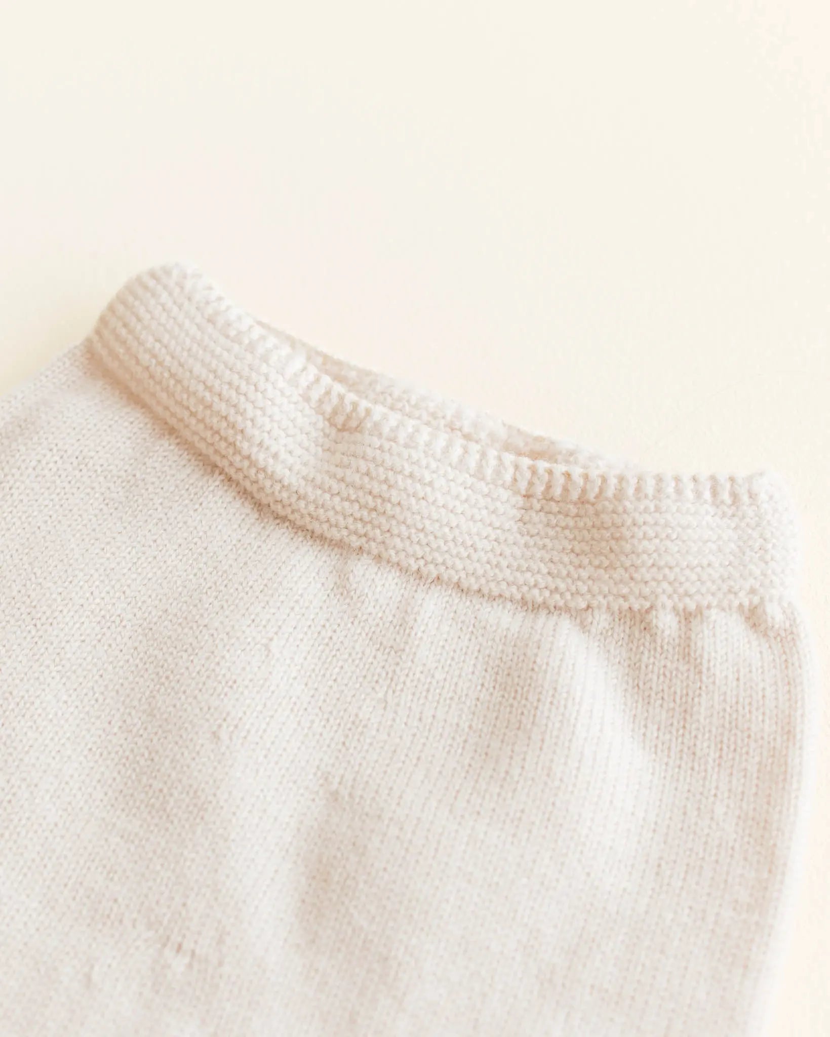 Hvid - Strickhose "Guido" | cream Hvid