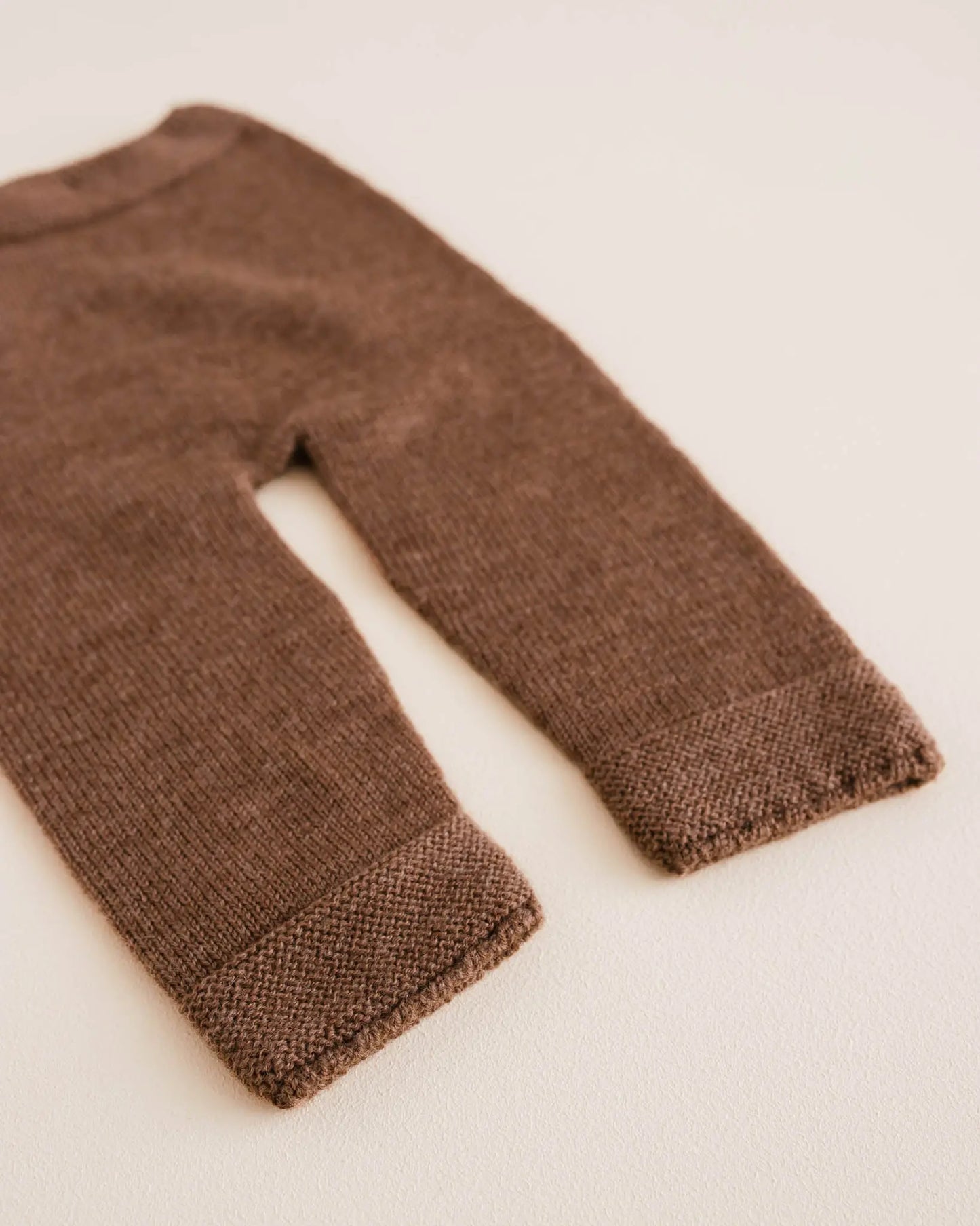 Hvid - Strickhose "Guido" | mocha Hvid