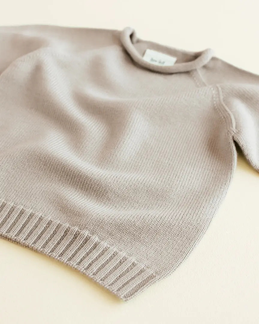 Hvid - Strickpullover "Georgette" | pebble Hvid