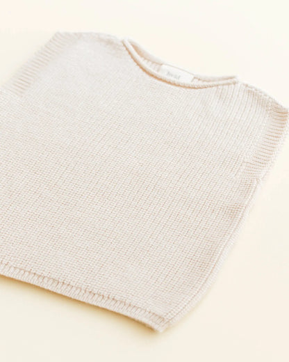 Hvid - Strickpullunder "Vest Harvey" | cream Hvid