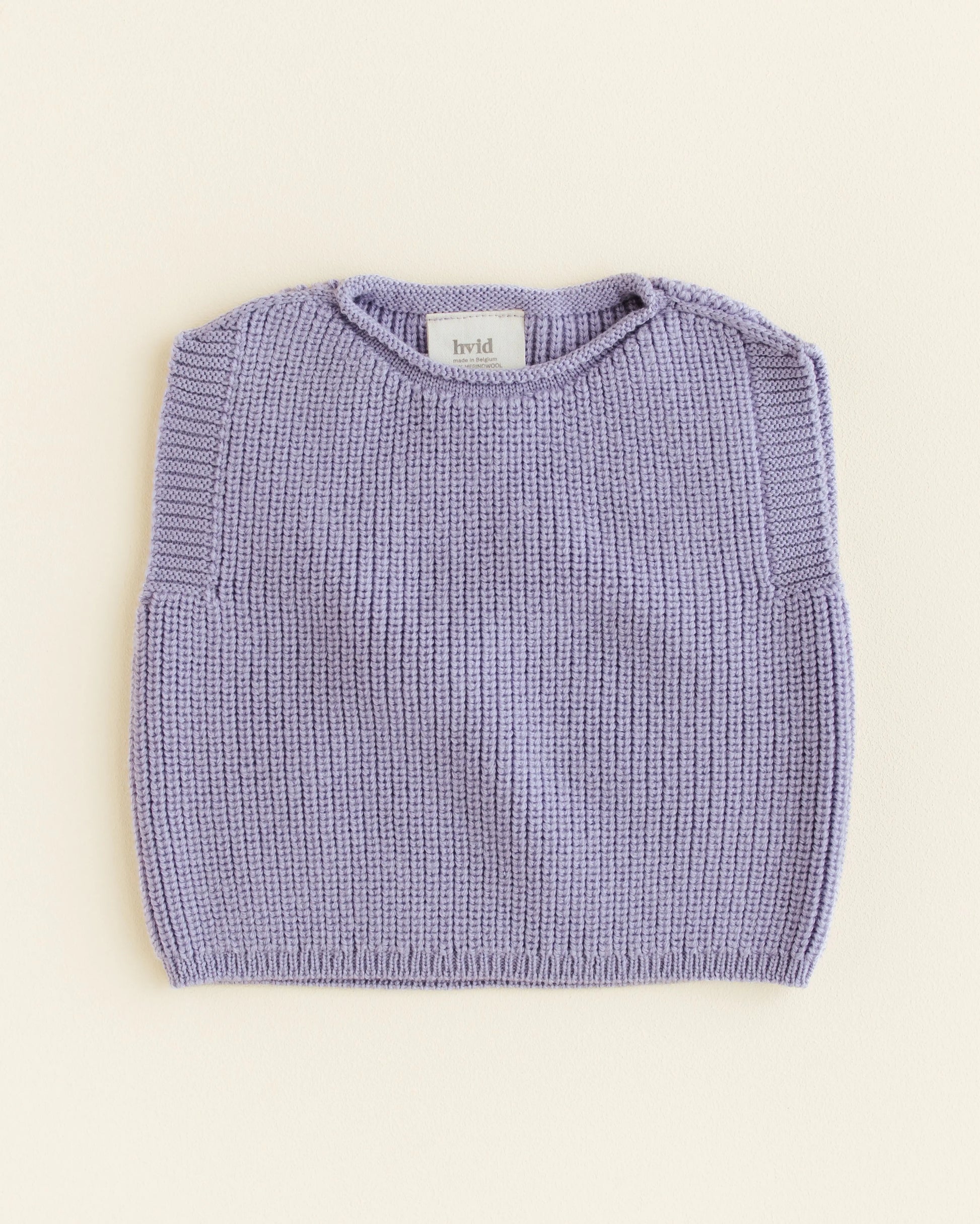 Hvid - Strickpullunder "Vest Harvey" | lilac Hvid