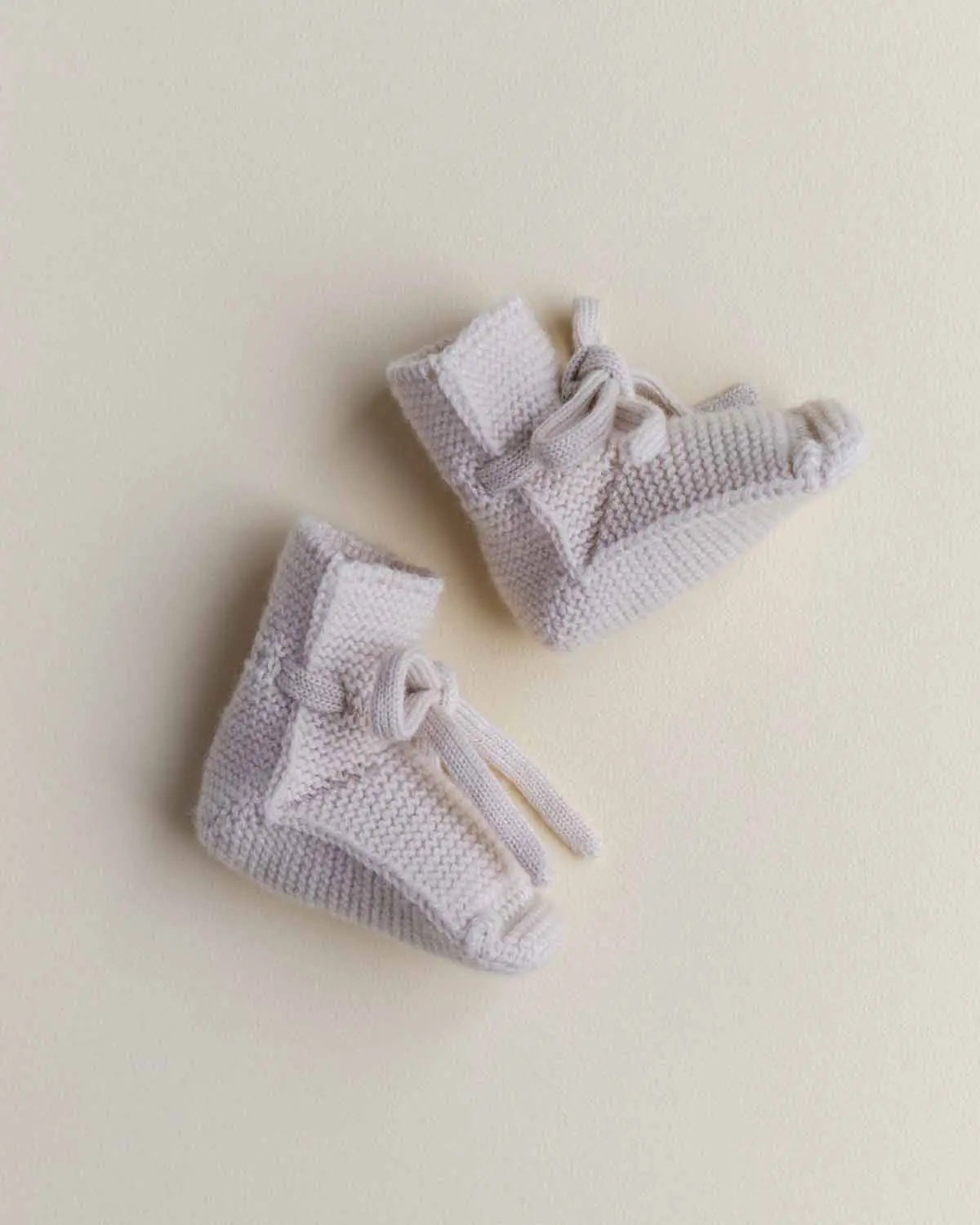 Hvid - Strickschühchen "Booties" | off-white Hvid