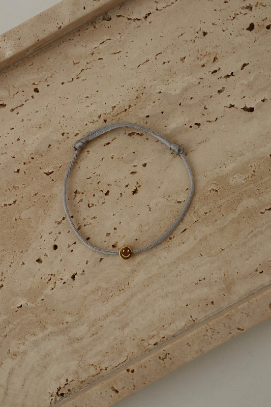 Bonorden Essentials - Armband "Happy Bracelet" | grau / gold - Leja Concept Store
