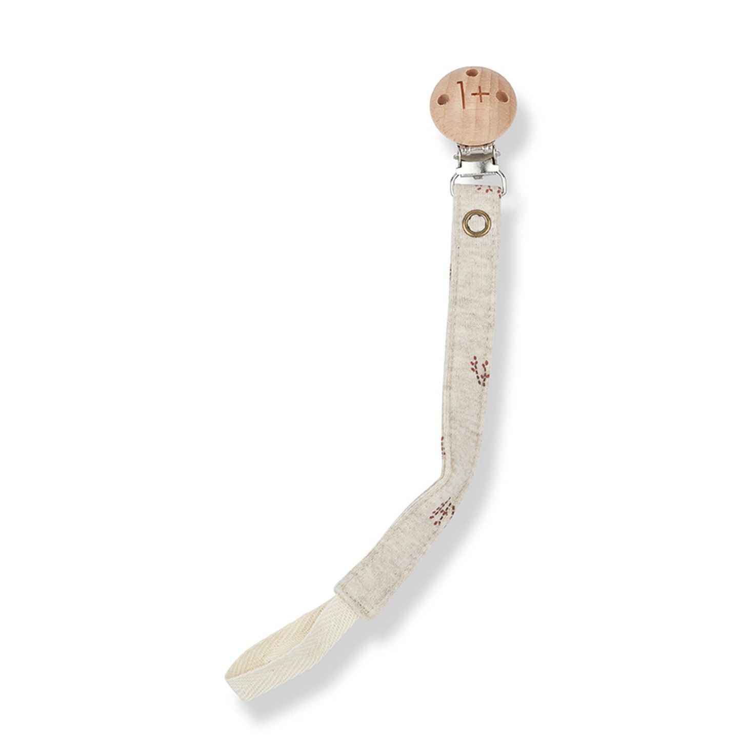 1 + in the Family - Pacifier Clip "Ivana" | oatmeal - Leja Concept Store