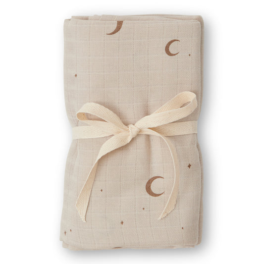 That's Mine - muslin cloths in a pack of 2 | Calm Moon