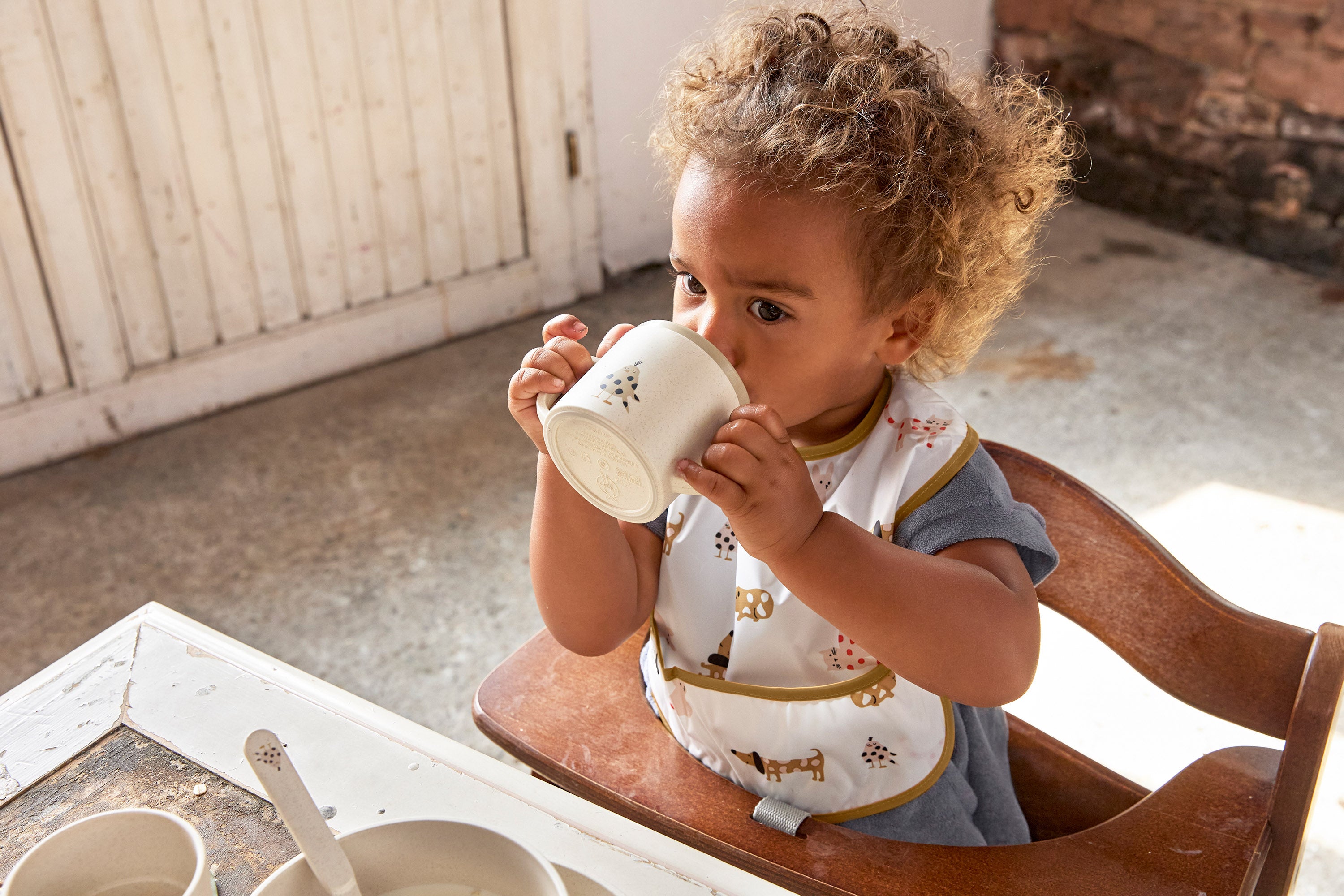 Lässig - Trinkbecher "Sippy Cup PP/Cellulose Little Mateys" | royal blue