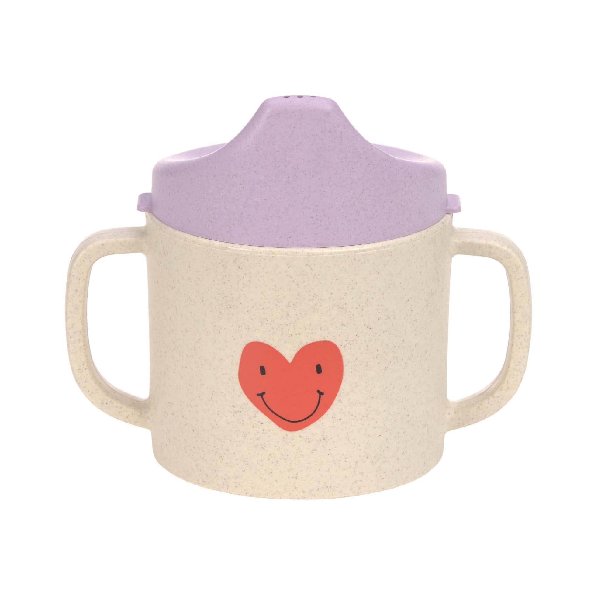 Lässig - Trinklernbecher "Sippy Cup PP/Cellulose Happy" | lavender