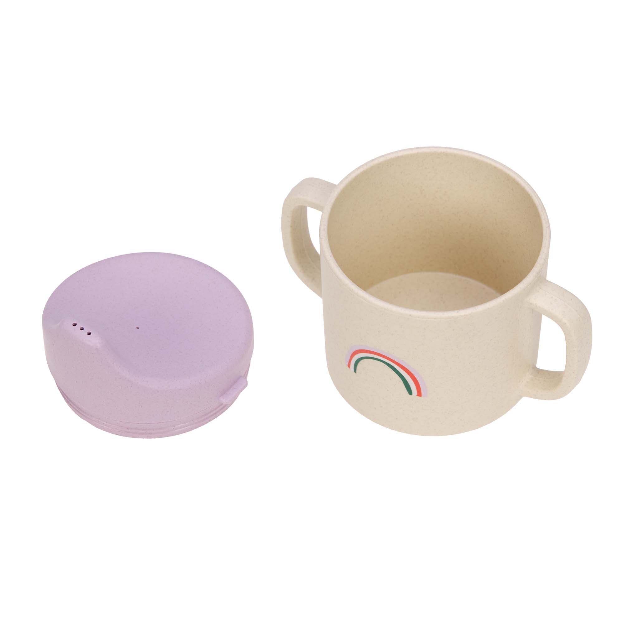 Lässig - Trinklernbecher "Sippy Cup PP/Cellulose Happy" | lavender