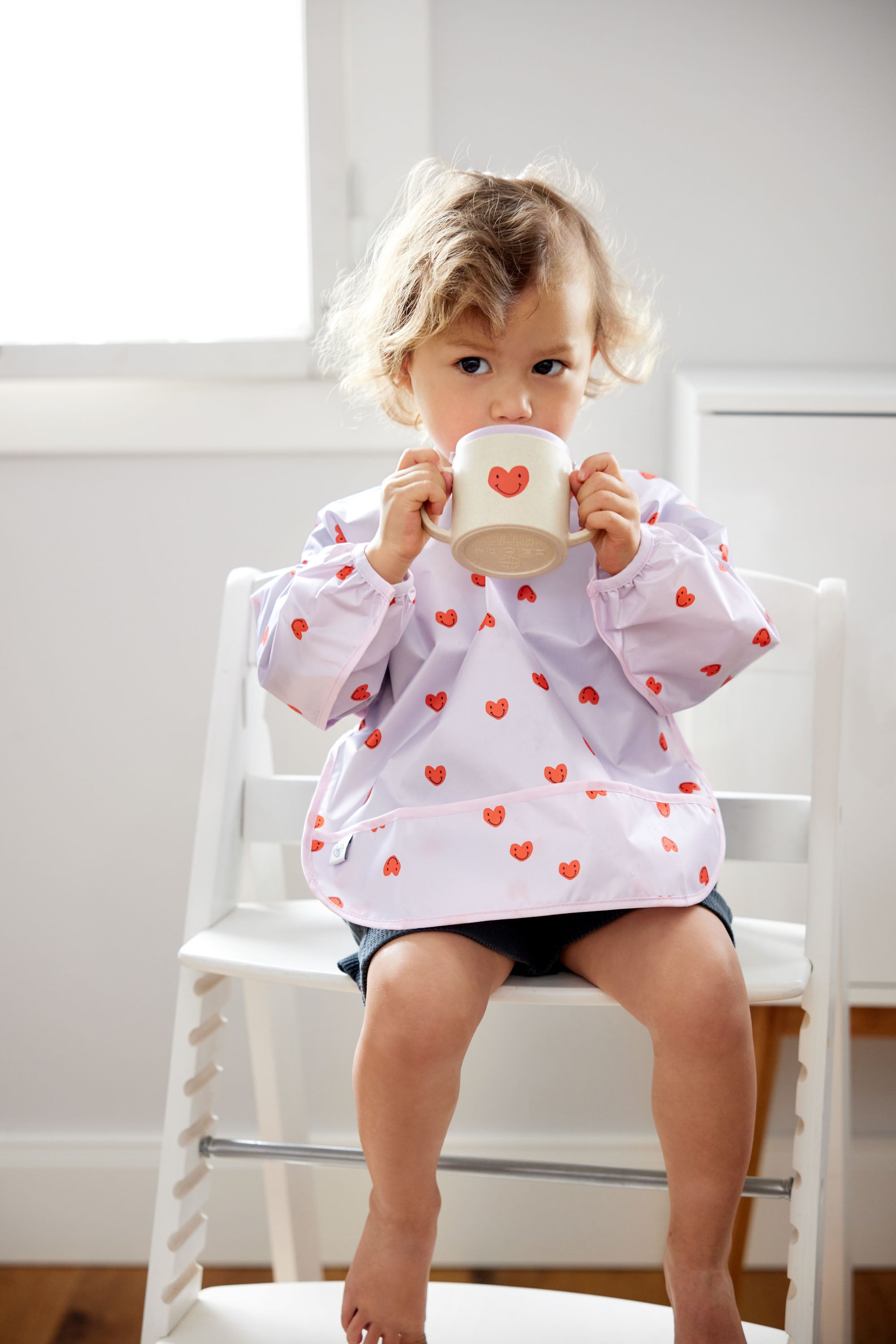 Lässig - Trinklernbecher "Sippy Cup PP/Cellulose Happy" | lavender