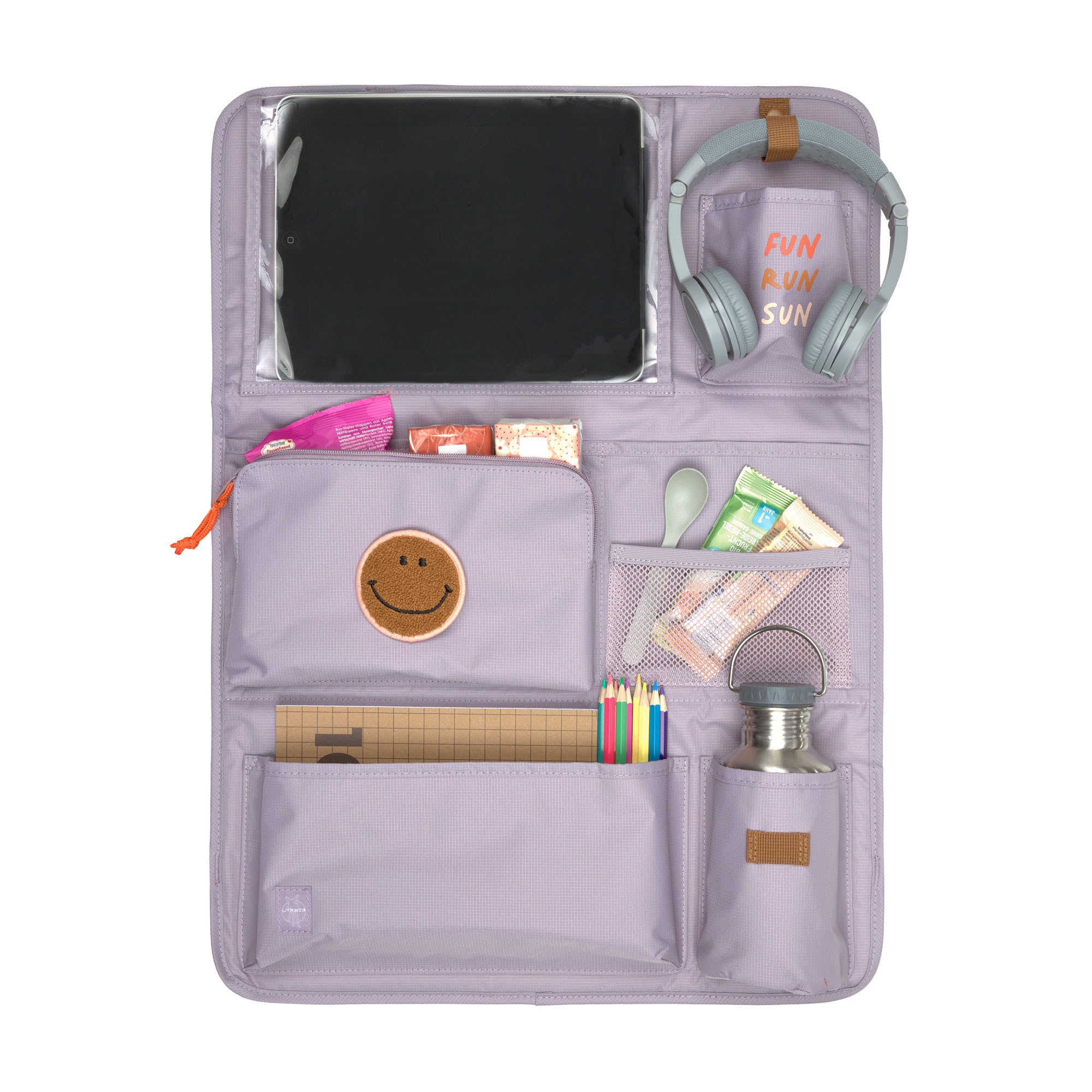 Lässig - Auto-Organizer "Car Wrap-to-Go Little Gang" | lilac