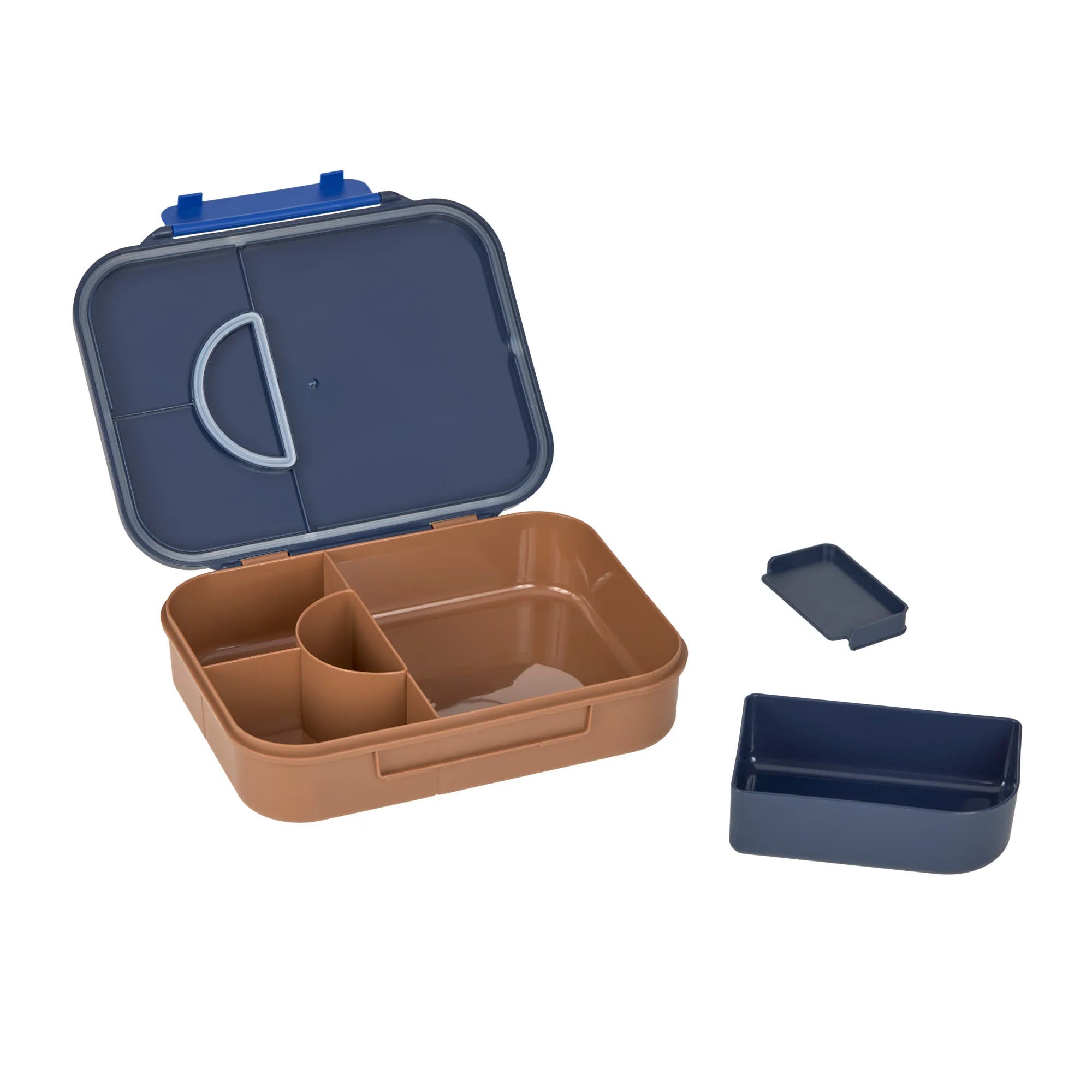 Lässig - Lunchbox / Brotdose "Bento-Lunchbox Little Gang " | Smile Blau