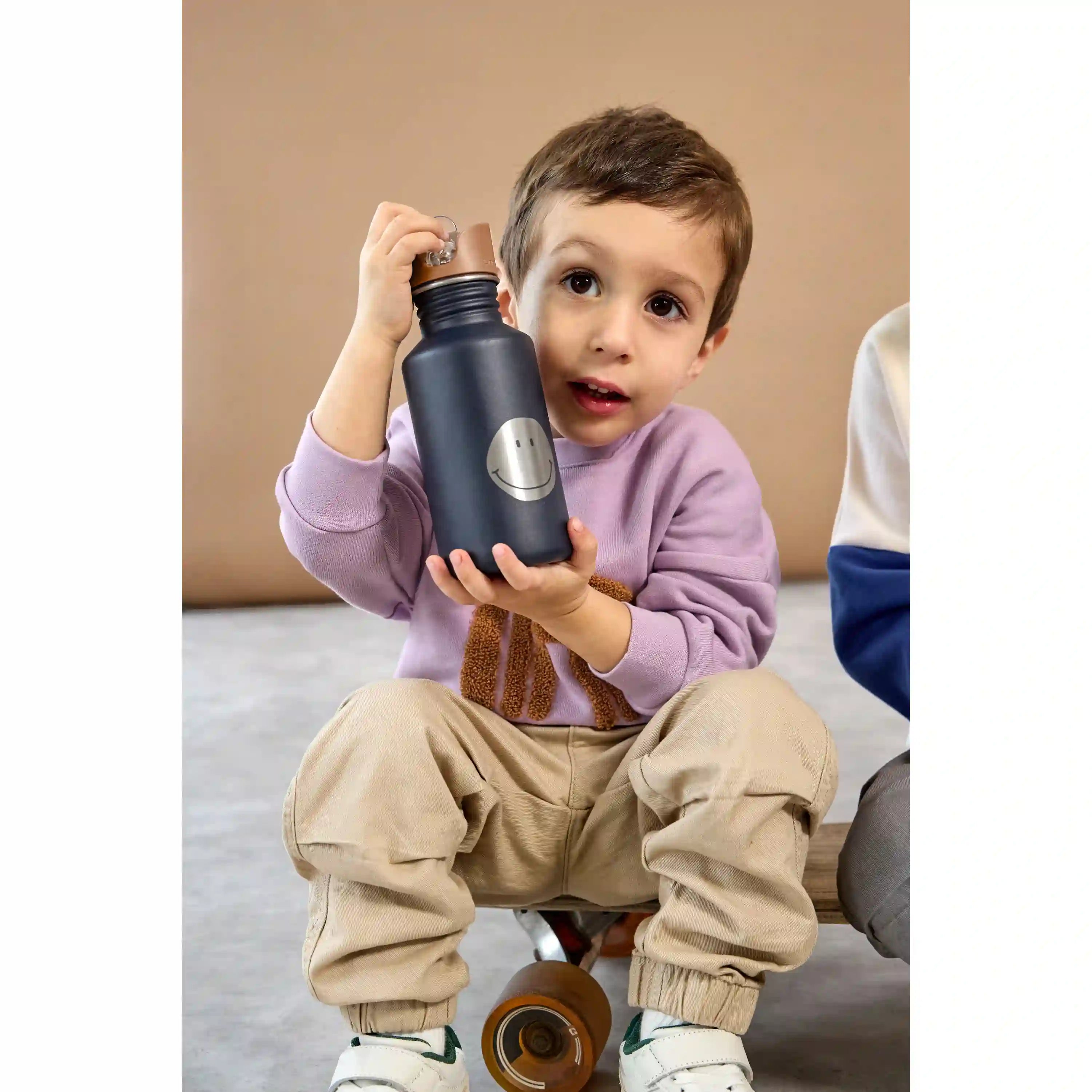Lässig - Trinkflasche "Bottle Stainless Steel Little Gang" | navy