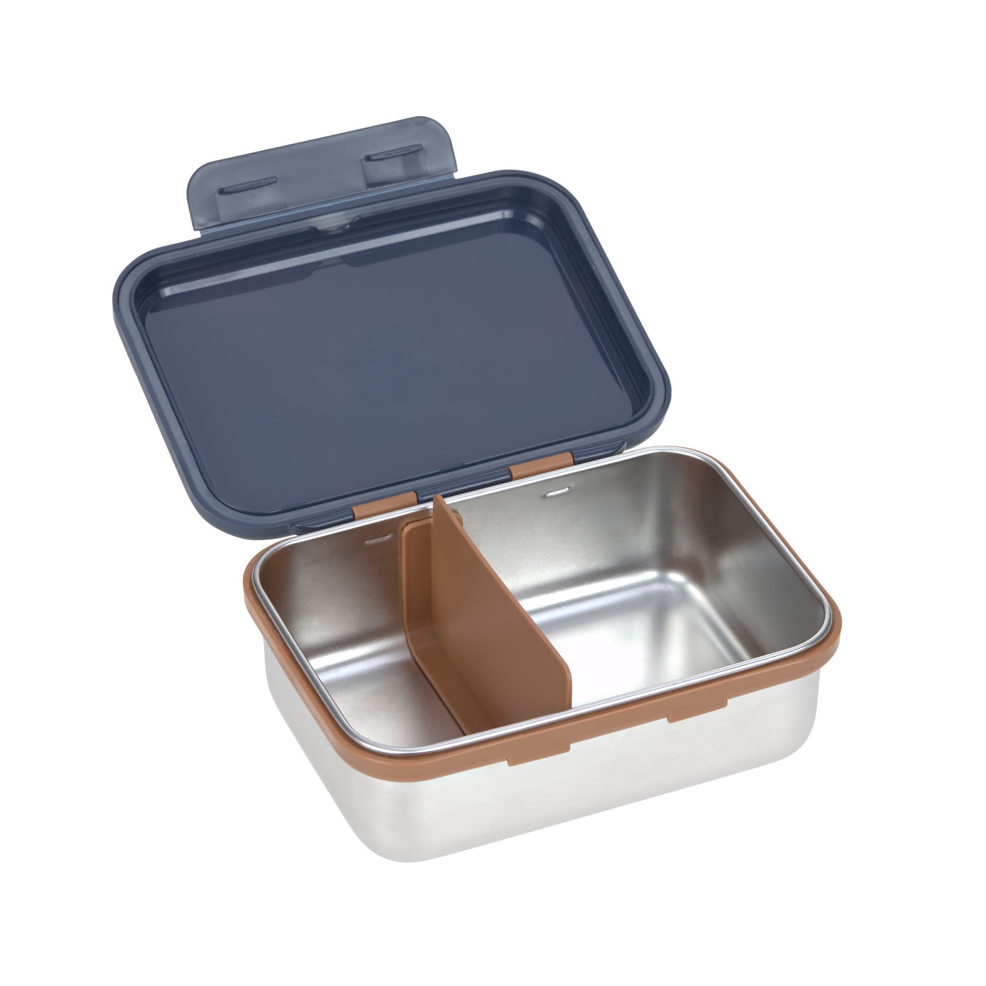 Lässig - Brotdose "Lunchbox Stainless Steel Little Gang" | navy