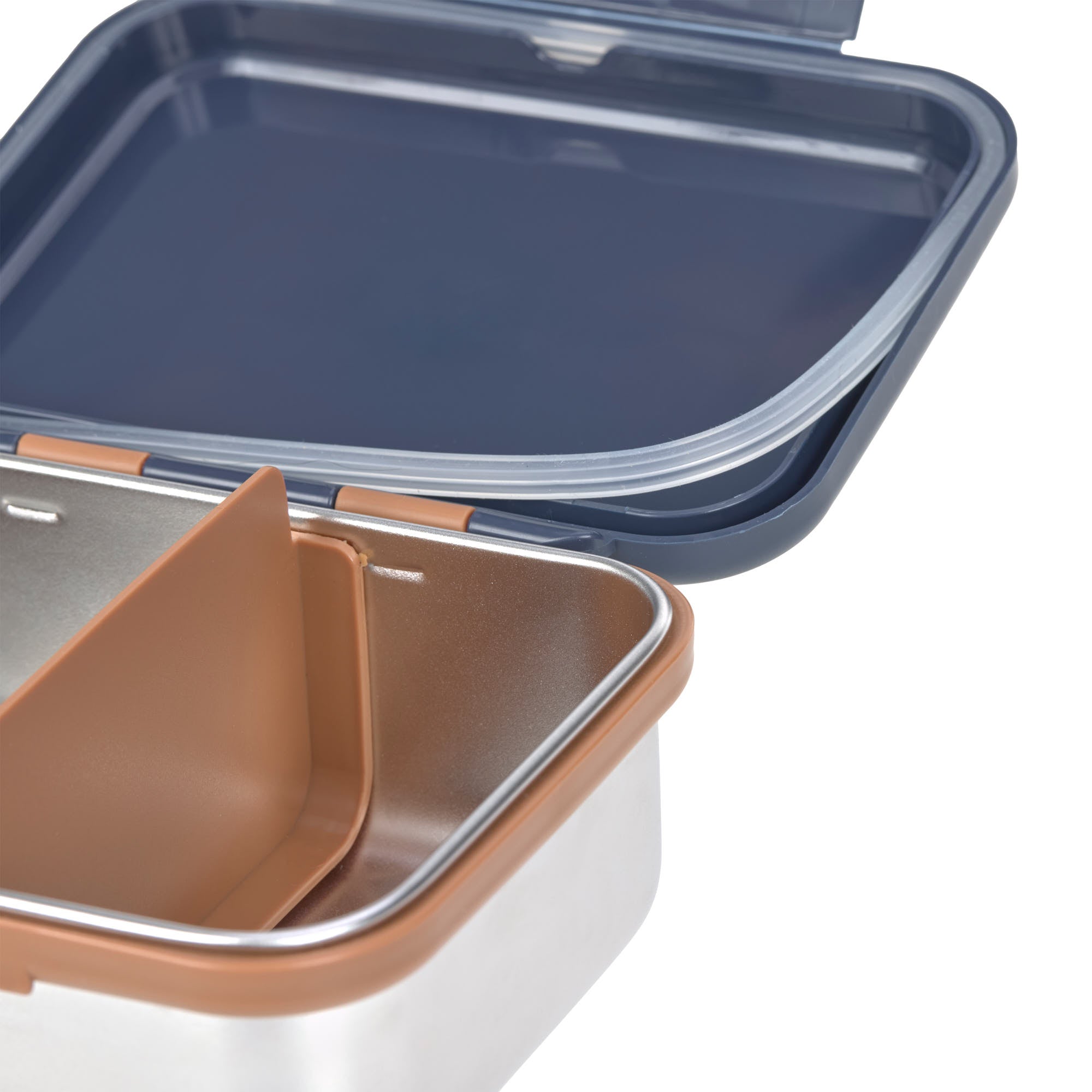 Lässig - Brotdose "Lunchbox Stainless Steel Little Gang" | navy