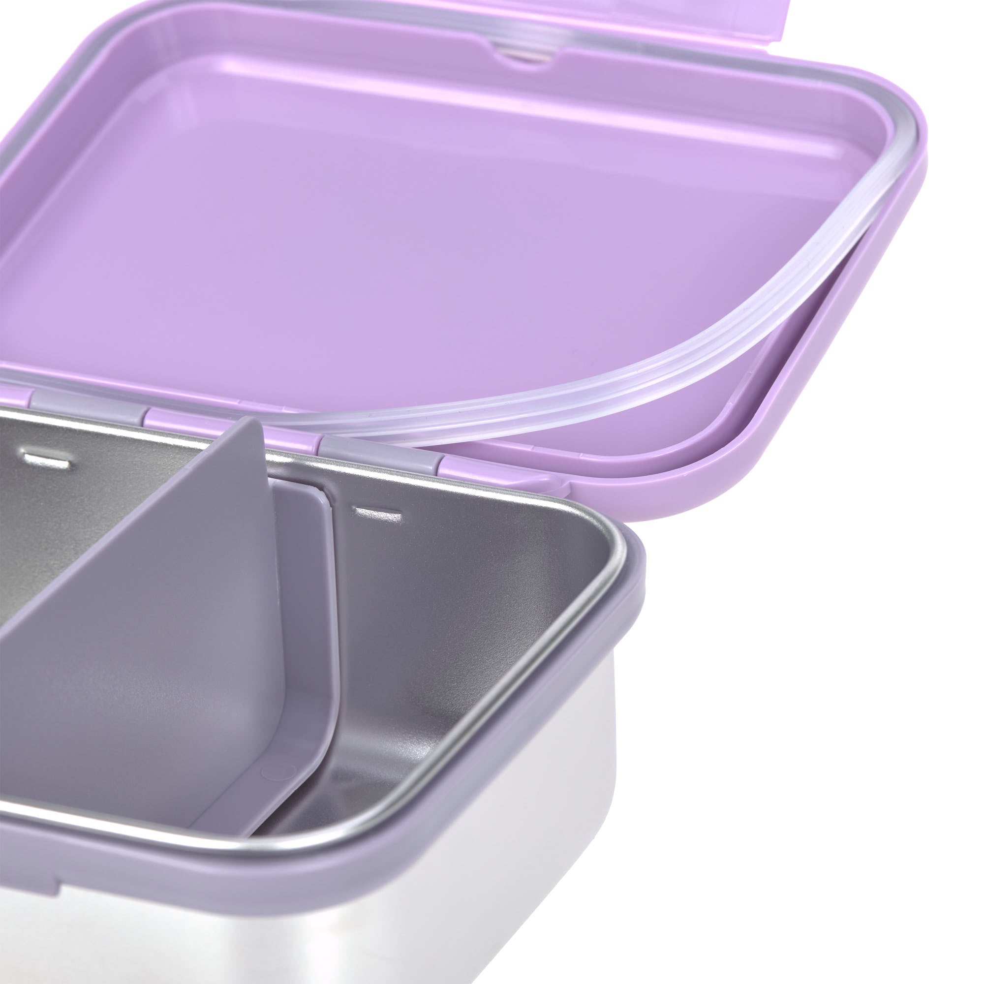 Lässig - Brotdose "Lunchbox Stainless Steel Little Gang " | lilac