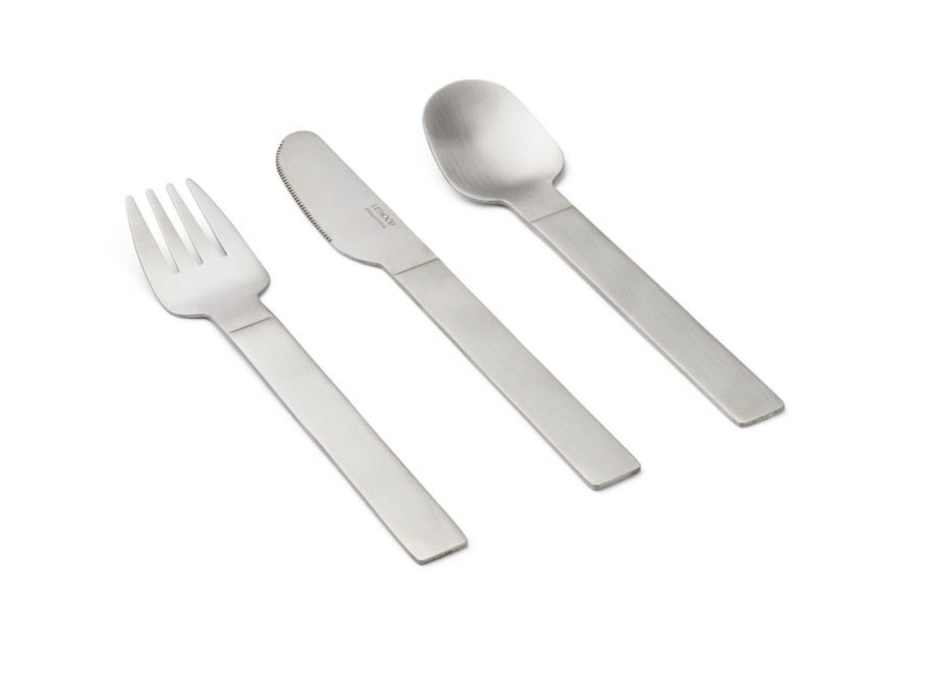 Liewood - Besteck aus Edelstahl "Collin Junior Cutlery" | steel - Leja Concept Store