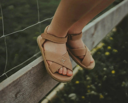 Donsje - Sandalen / Kinderschuhe "Otis" | taupe leather Donsje