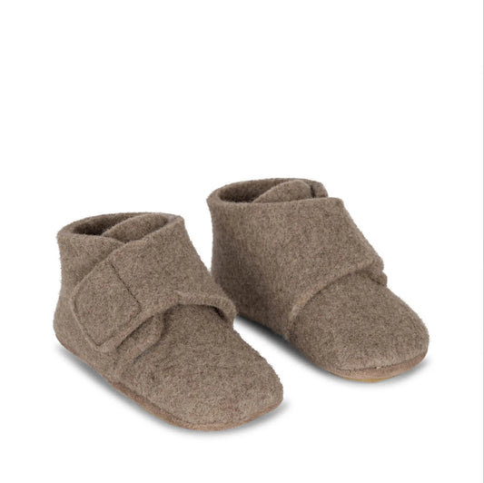 Konges Sløjd - Hausschuhe "Mamour Felt Footies" | camel Konges Sløjd