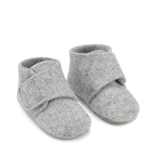 Konges Sløjd - Hausschuhe "Mamour Felt Footies" | grey melange Konges Sløjd