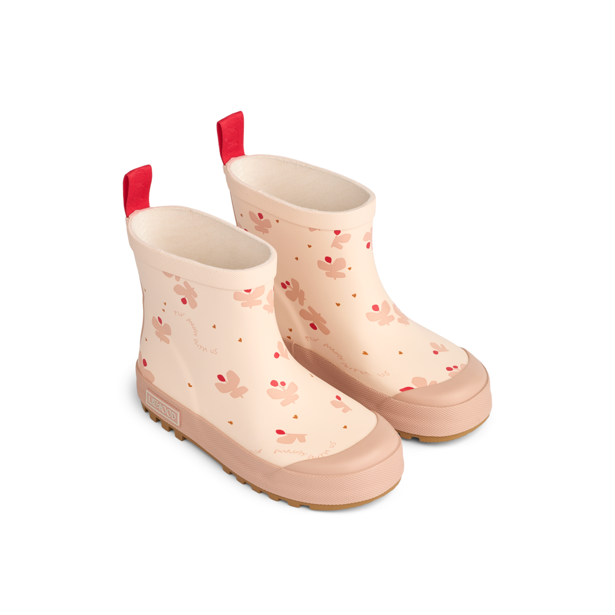 Liewood - Gummistiefel "Tekla Printed Rainboot" | Mini Butterfly / Apple blossom