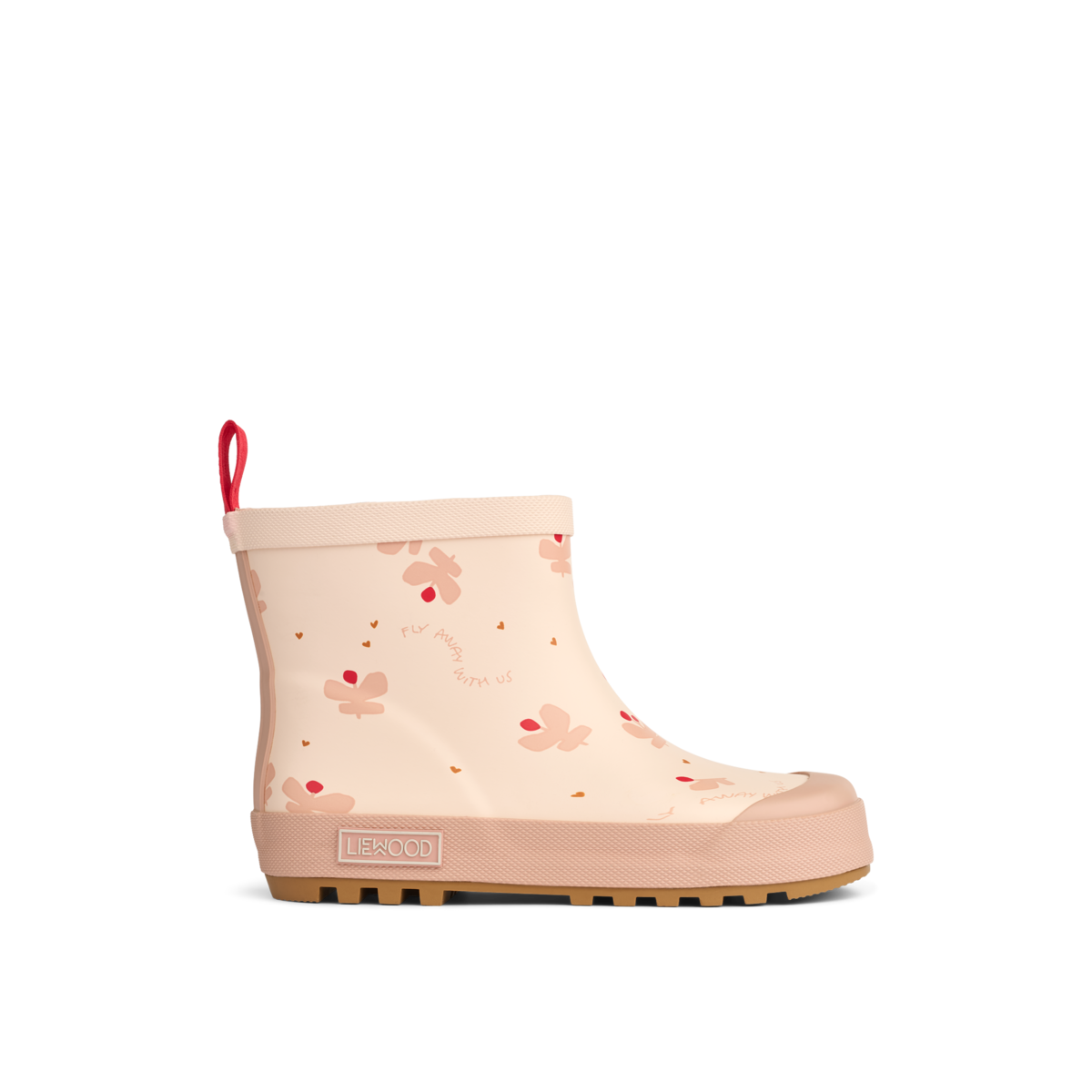 Liewood - Gummistiefel "Tekla Printed Rainboot" | Mini Butterfly / Apple blossom