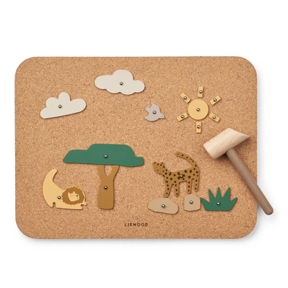 Liewood - Kreativ Pinnwand "Esteban Pin Board" | all together / sandy