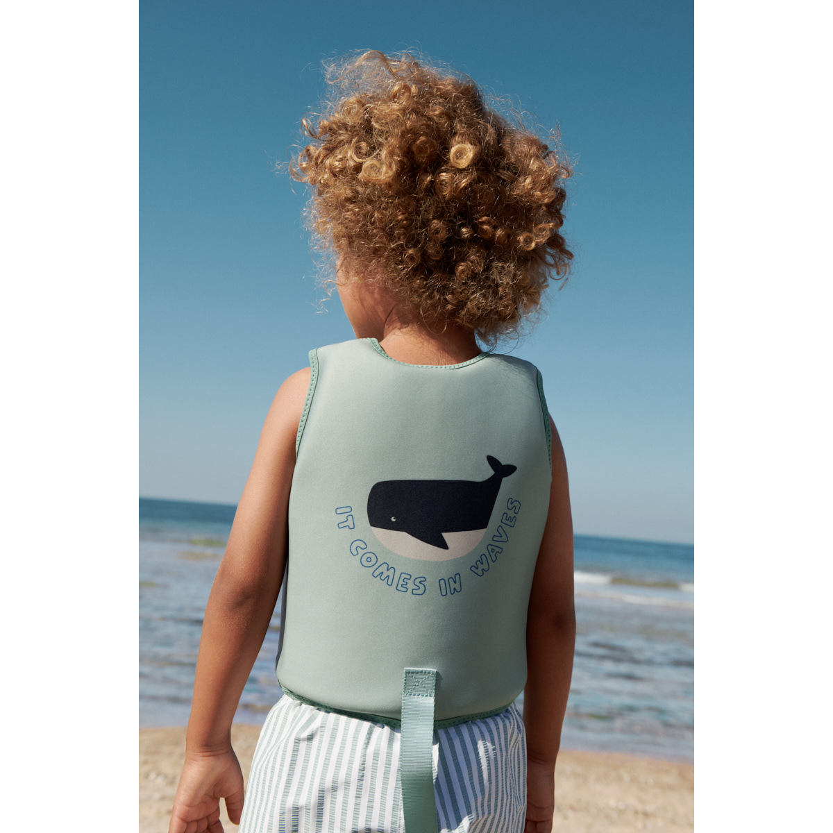 Liewood - Schwimmweste "Dove Swim Vest" | It comes in waves / Peppermint