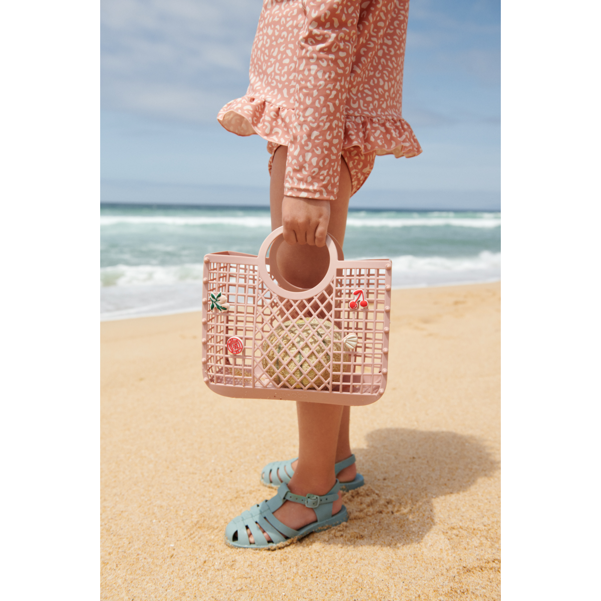 Liewood - Strandtasche "Samantha Basket With Charms" | rose