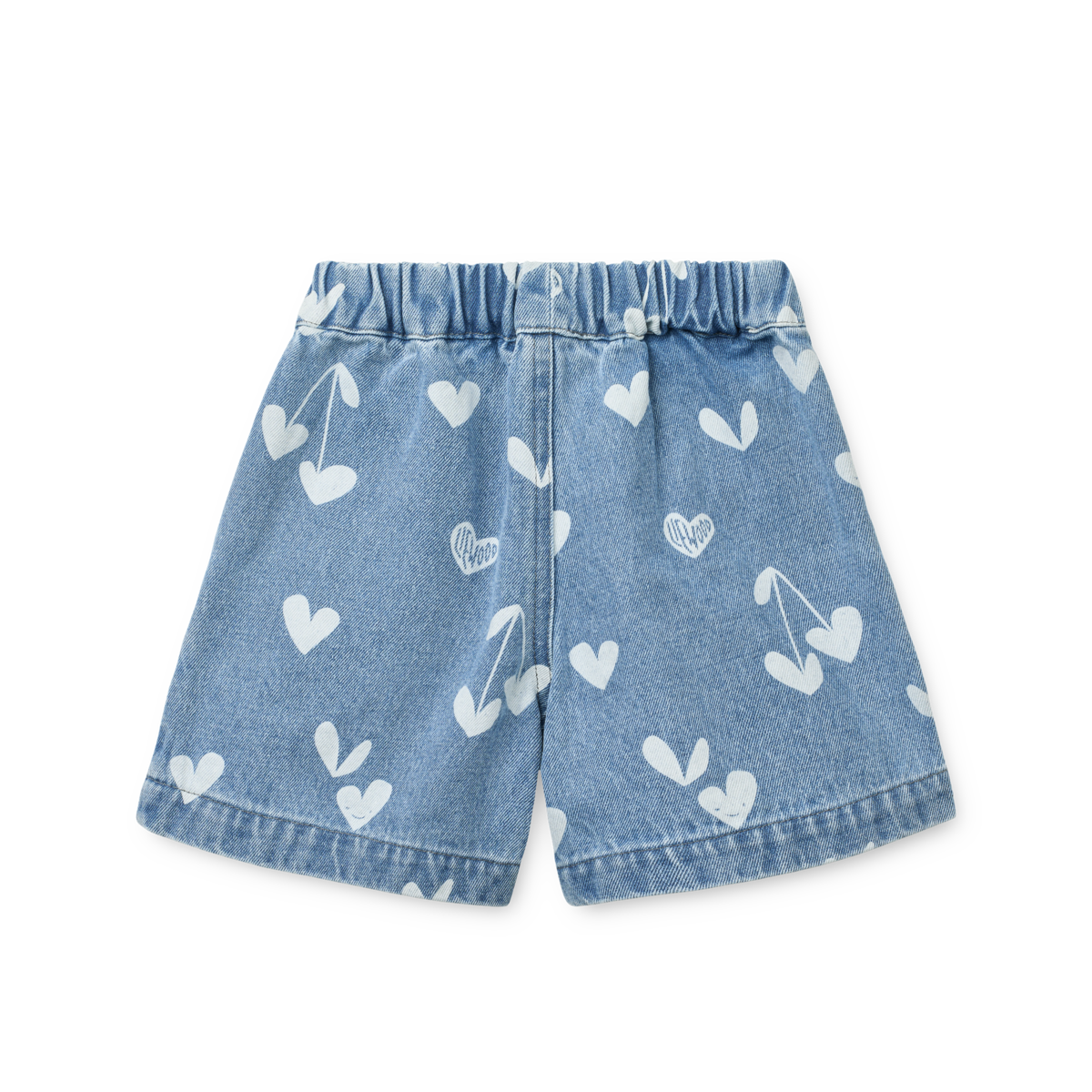 Liewood - Jeansshorts "Borrisa Printed Denim Shorts" | Sweethearts / light blue denim
