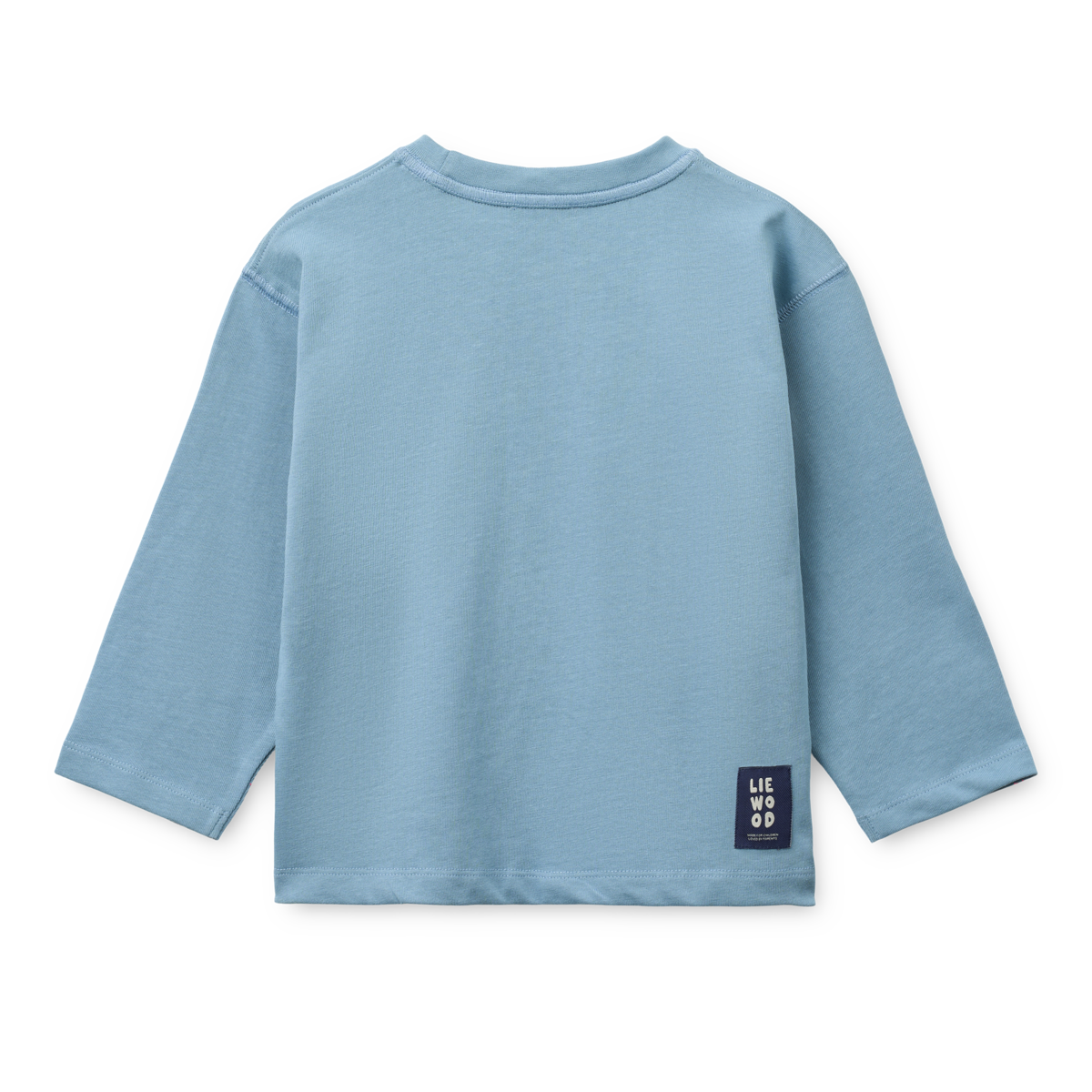 Liewood - TSHIRT "Tyler Placement LS T-shirt" | cool kids / beach blue