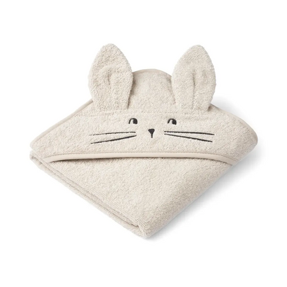 Liewood - Babyhandtuch "Vilas Rabbit Baby Hooded Towel" | sandy Liewood