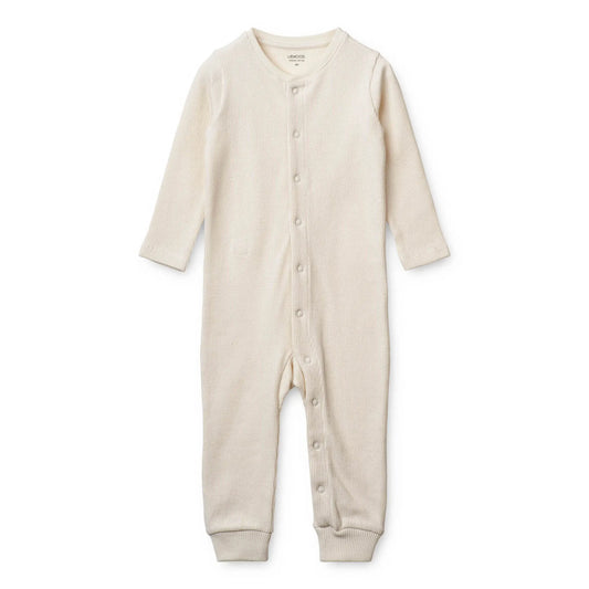 Liewood - Schlafromper "Birk Waffle Pyjamas Jumpsuit" | creme de la creme Liewood