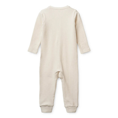 Liewood - Schlafromper "Birk Waffle Pyjamas Jumpsuit" | creme de la creme Liewood