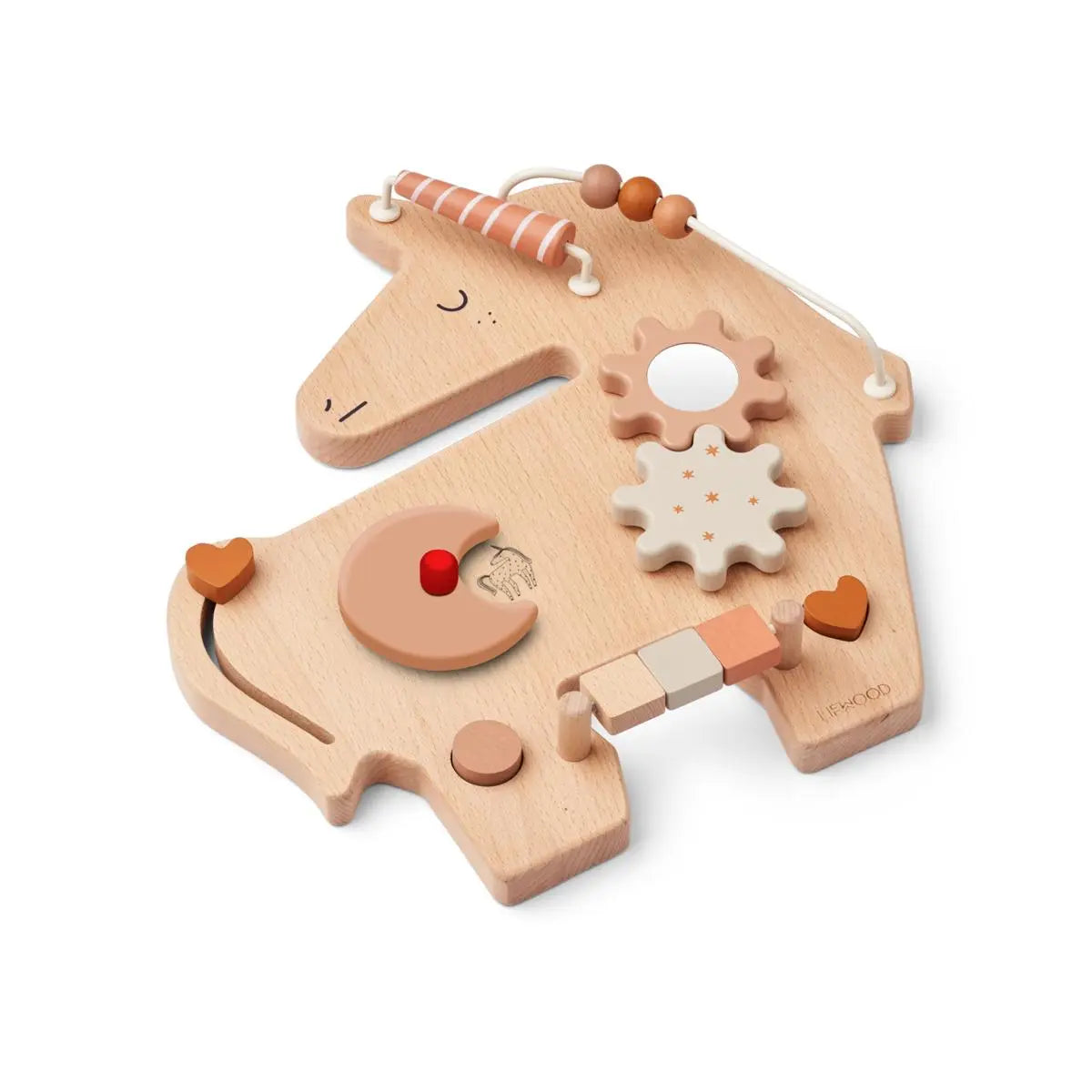 Liewood - Spielboard aus Holz "Carola Unicorn Play Board" | pale tuscany multi mix Liewood