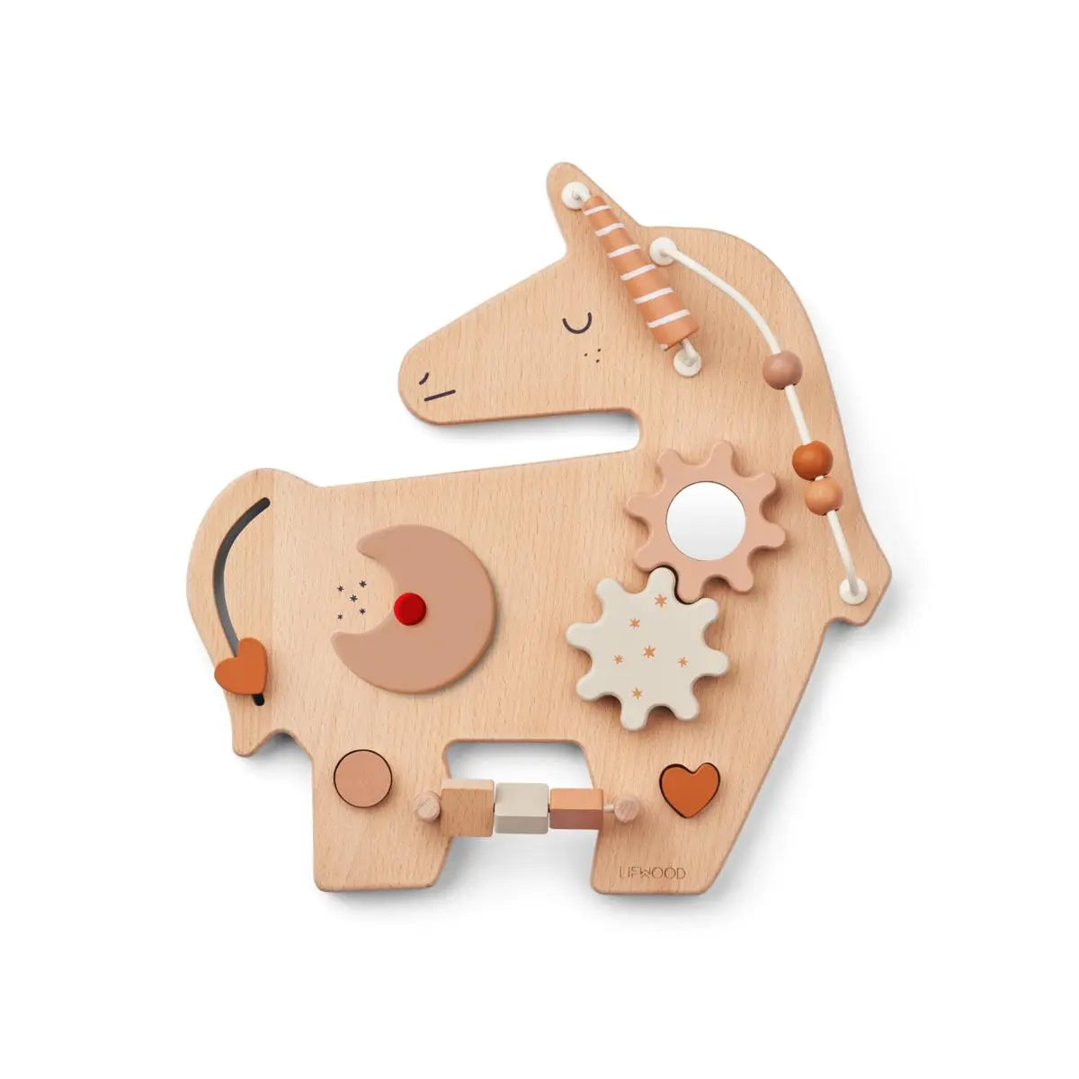 Liewood - Spielboard aus Holz "Carola Unicorn Play Board" | pale tuscany multi mix Liewood